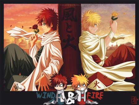 Naruto et Gaara